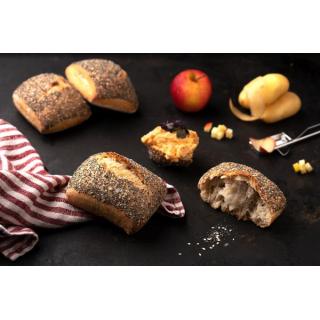 Bio-Kartoffel Brötchen Mohn Sesam