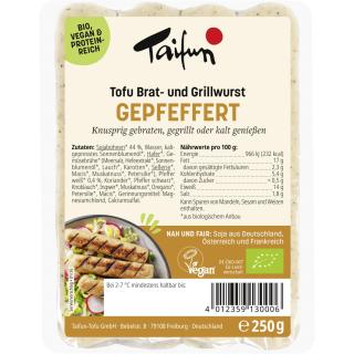 Tofu Brat-& Grillwurst Pfeffer