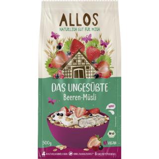 Das ungesüßte Müsli Beeren