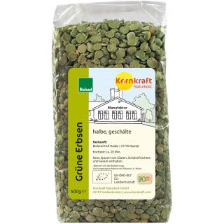 Erbsen grün halbe Bioland