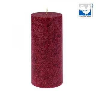 Stumpenkerzen dunkelrot 13,5cm