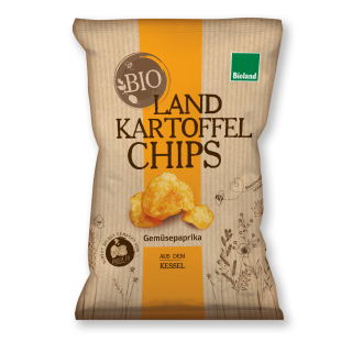 Landkartoffelchips Gemüsepaprika