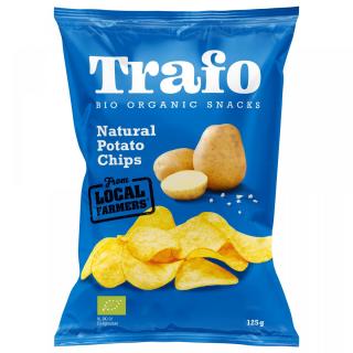 Kartoffel-Chips gesalzen