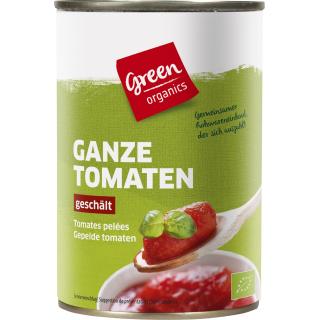 Geschälte Tomaten ganz
